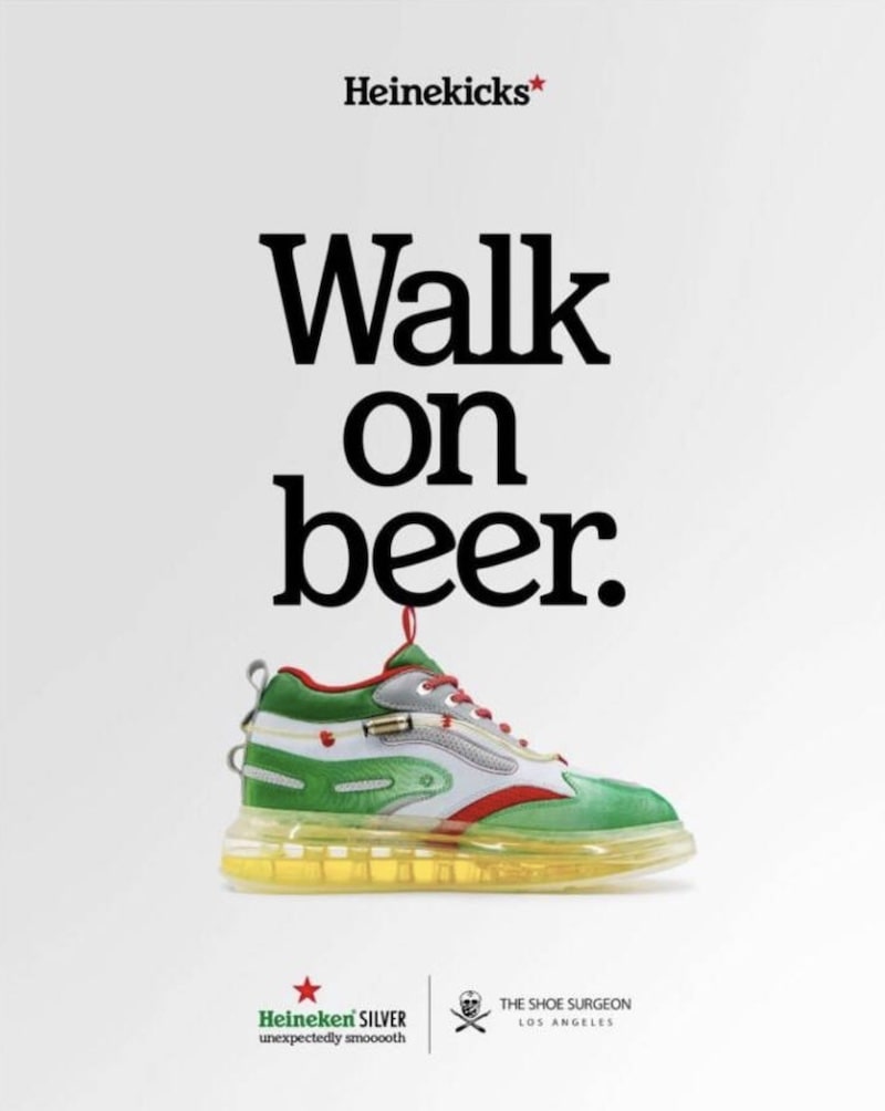 heinekicks heineken sneakers