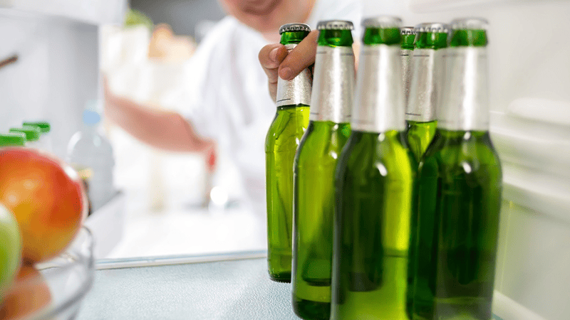 Come mettere le birre in frigo