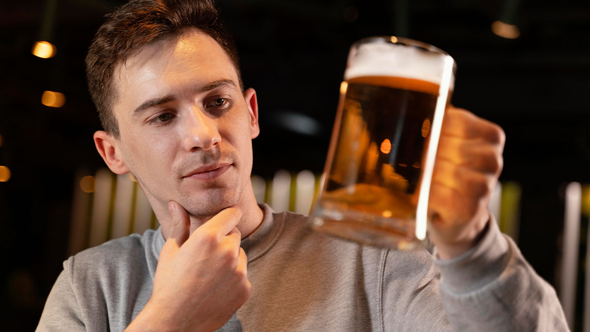 bevi una birra - pensiero