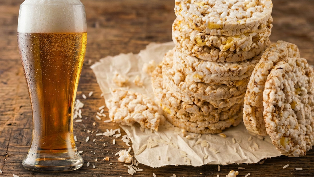Birra e Gallette di Riso